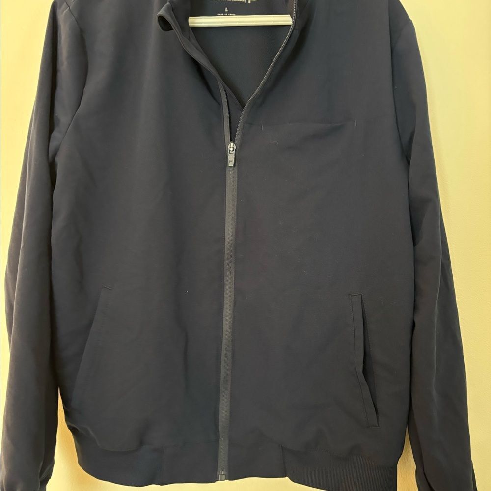 Navy Zip-Up Jacket